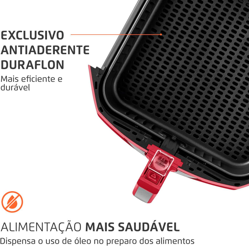 Fritadeira Sem Óleo Air Fryer 8L, Mondial Antiaderente, 1900W, - AFN-80-BI